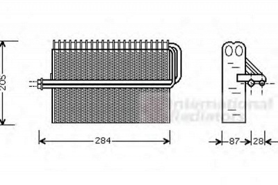 VAN WEZEL 3700v344 -  Испаритель, кондиционер